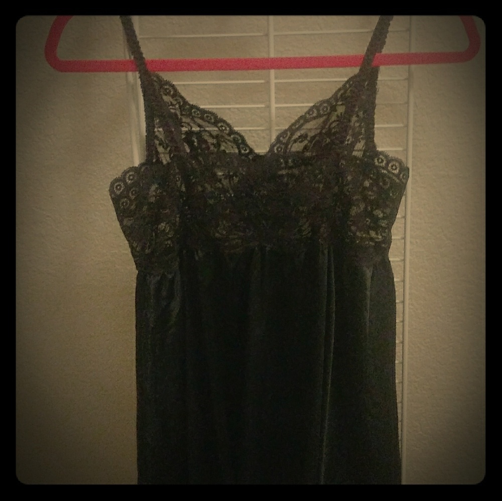Vintage Black lace camisol